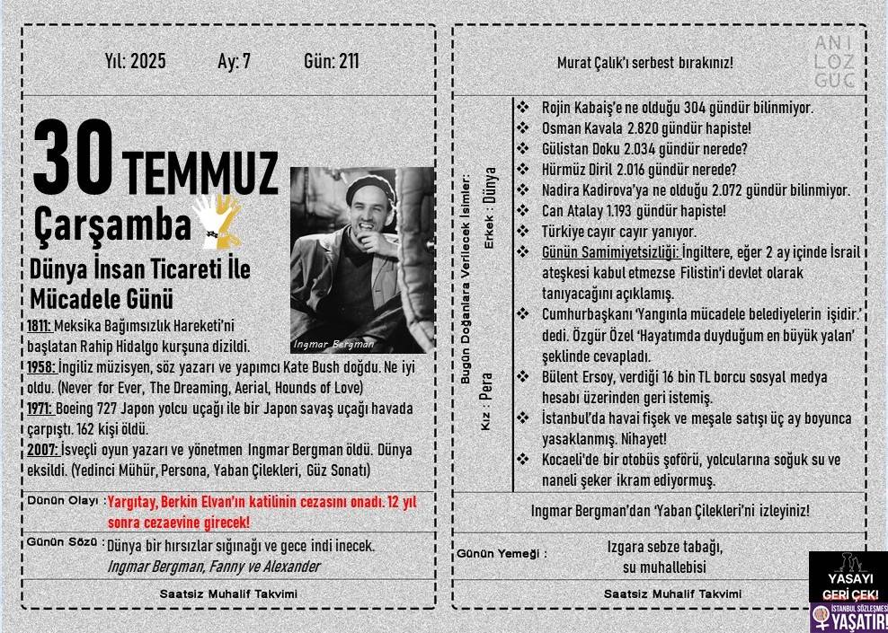 Dünya İnsan Ticareti İle Mücadele Günü 1